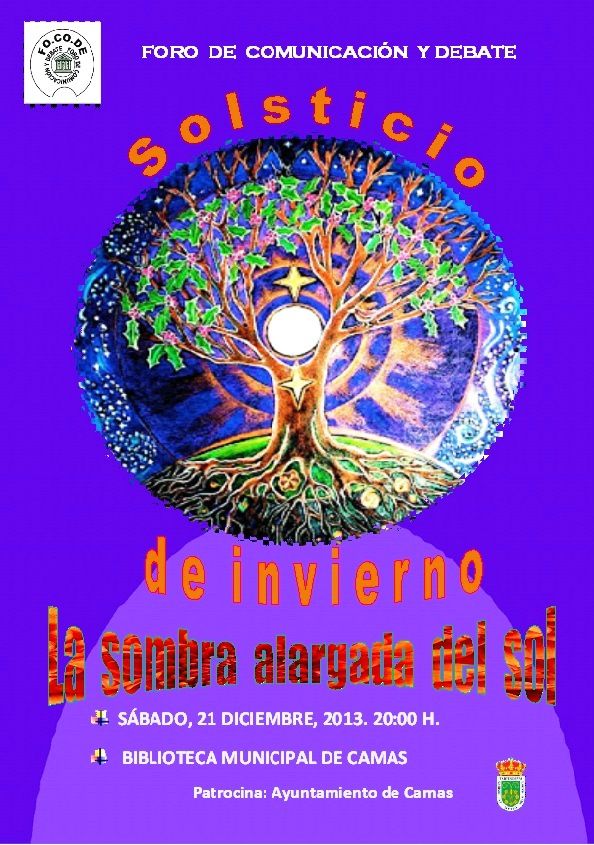 Cartel Solsticio de invierno 2013