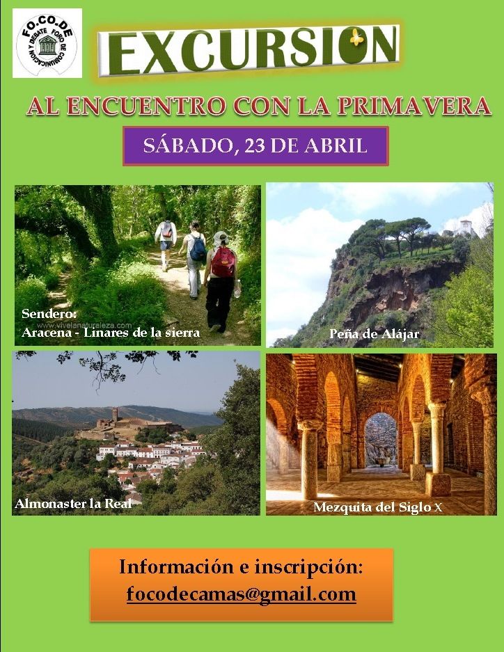 Excursión al encuentro con la primavera: Aracena. 23 abril 2016