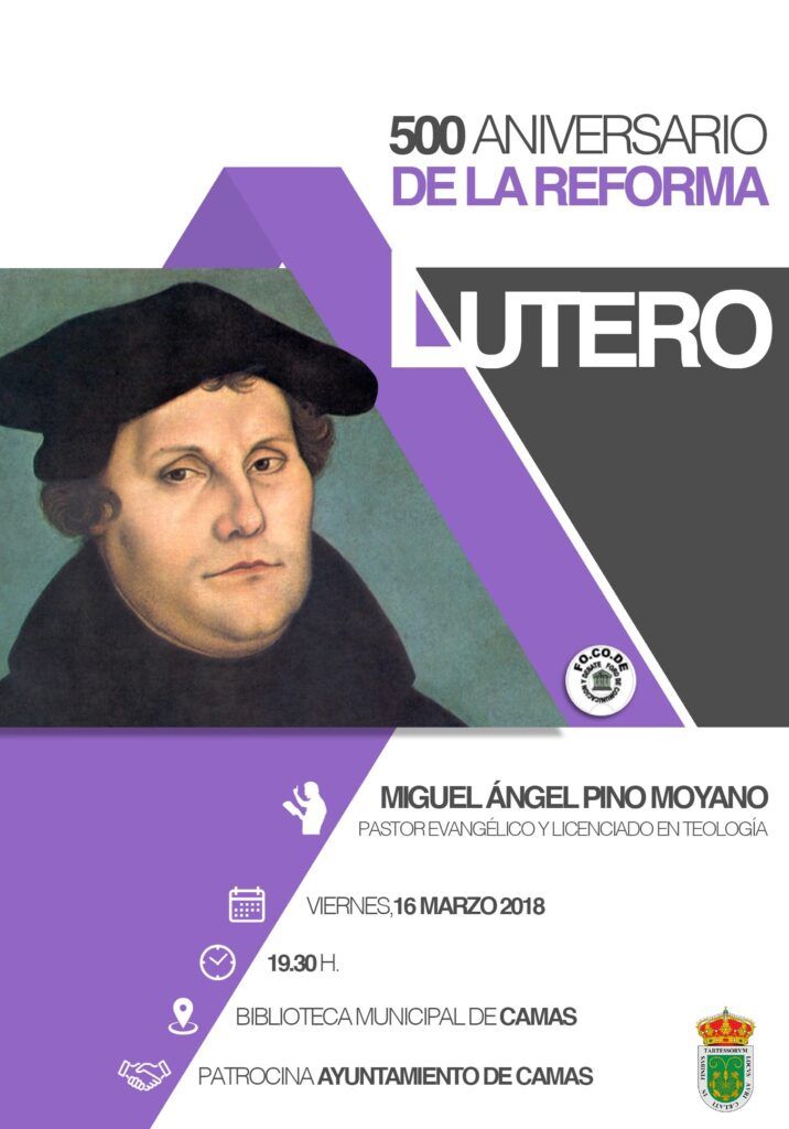 Cartel Martín Lutero, 500 Aniversario de La Reforma