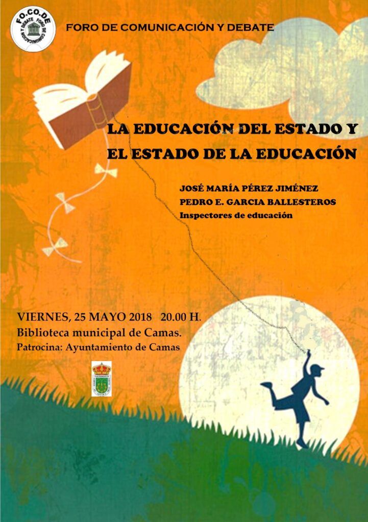 Cartel La Educación del Estado y el Estado de la Educación