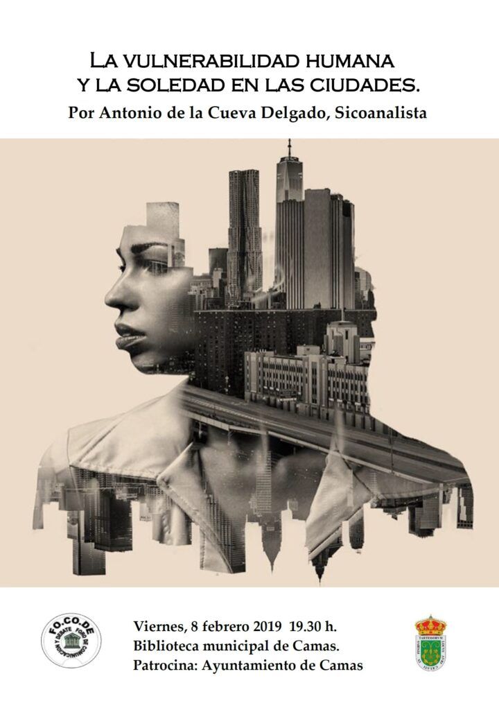 Cartel La Vulnerabilidad Humana y la Soledad en las Ciudades