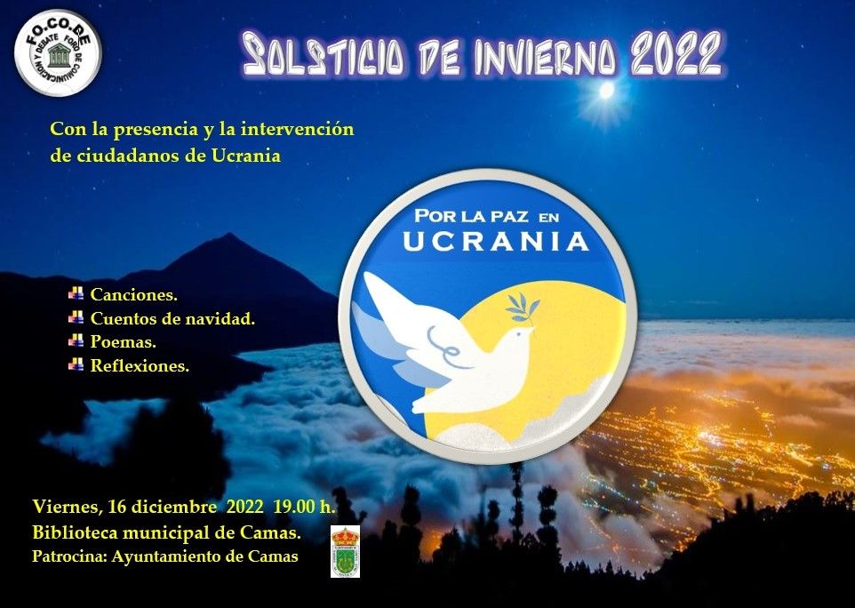 Solsticio de invierno dedicado a la paz, 16 diciembre 2022