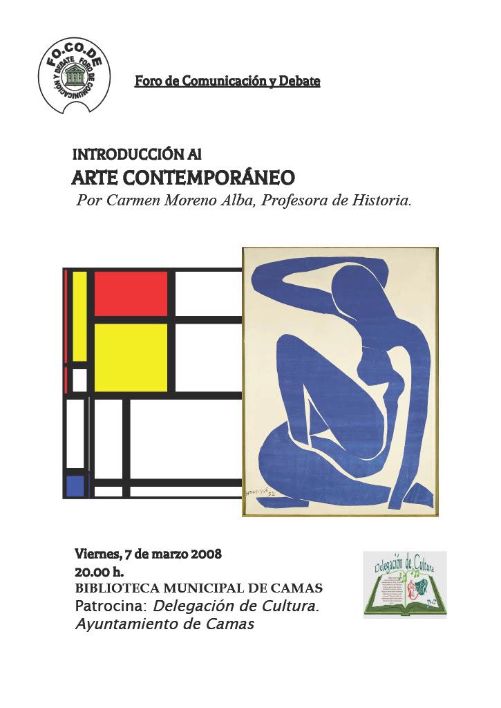 Cartel Introducción al arte contemporáneo