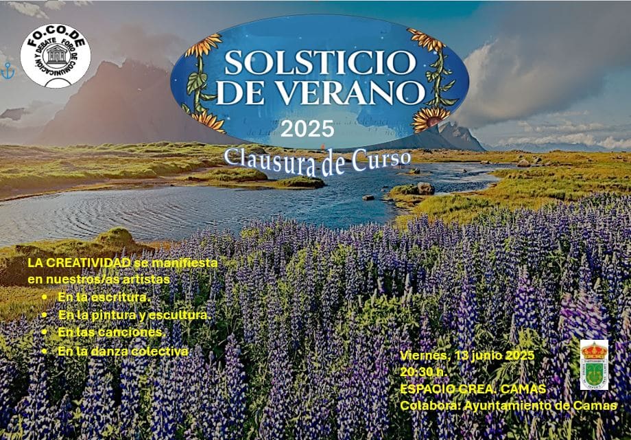 Cartel Solsticio de verano 2025